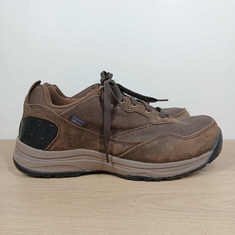 New Balance 968 Sneakers Men 10.5 Brown Leather Comfort Orthopedic Walking Shoes - Picture 6 of 11